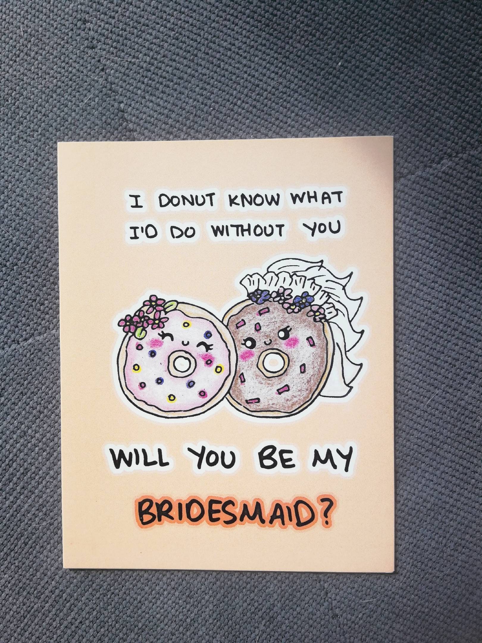 Bridesmaid card Funny Funny bridesmaid card Funny bridesmaid | Etsy