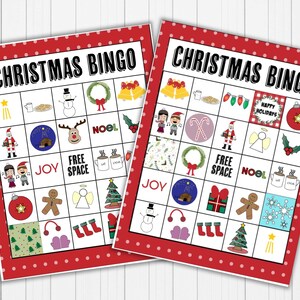 Christmas BINGO Game- Christmas Party Game