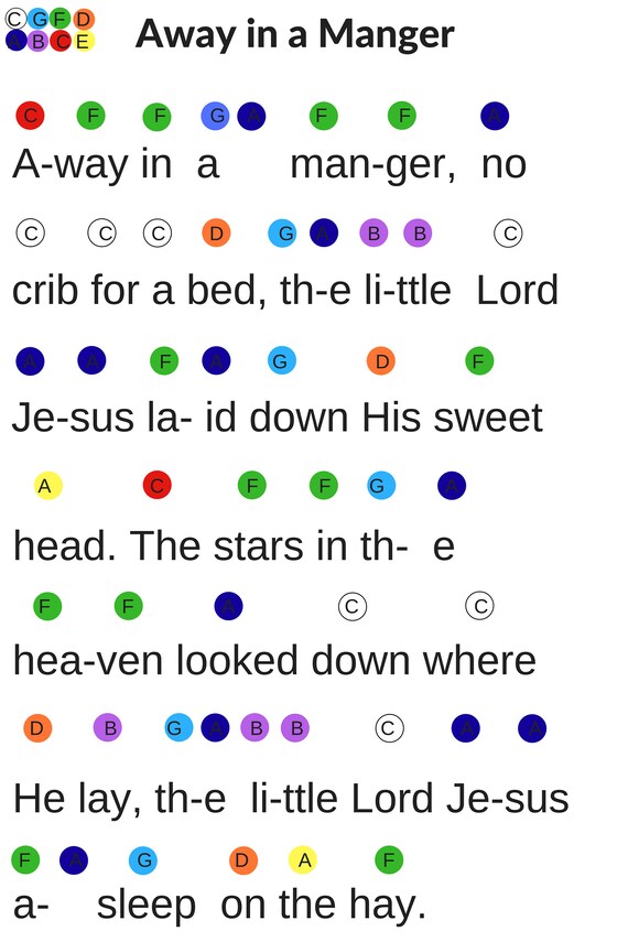 Product Detail Color Coded Handbell Cards ubicaciondepersonas.cdmx