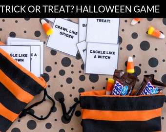 Trick or Treat Halloween Game- Classroom Party Ideas- Instant Download