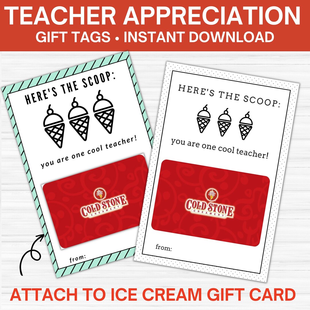 Teacher Appreciation Gift Tags - Teacher Appreciation Week - Thank You ...
