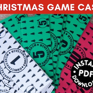 Gift Auction Christmas Cash- White Elephant Gift Exchange- Christmas Party Game- Holiday Party Gift Exchange