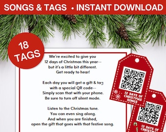 12 dagen kerstliedjes - Labels - Cadeau-ideeën - Eenvoudig kerstcadeau