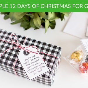 12 Days of Christmas Tags Bargain BUNDLE Digital Download image 4