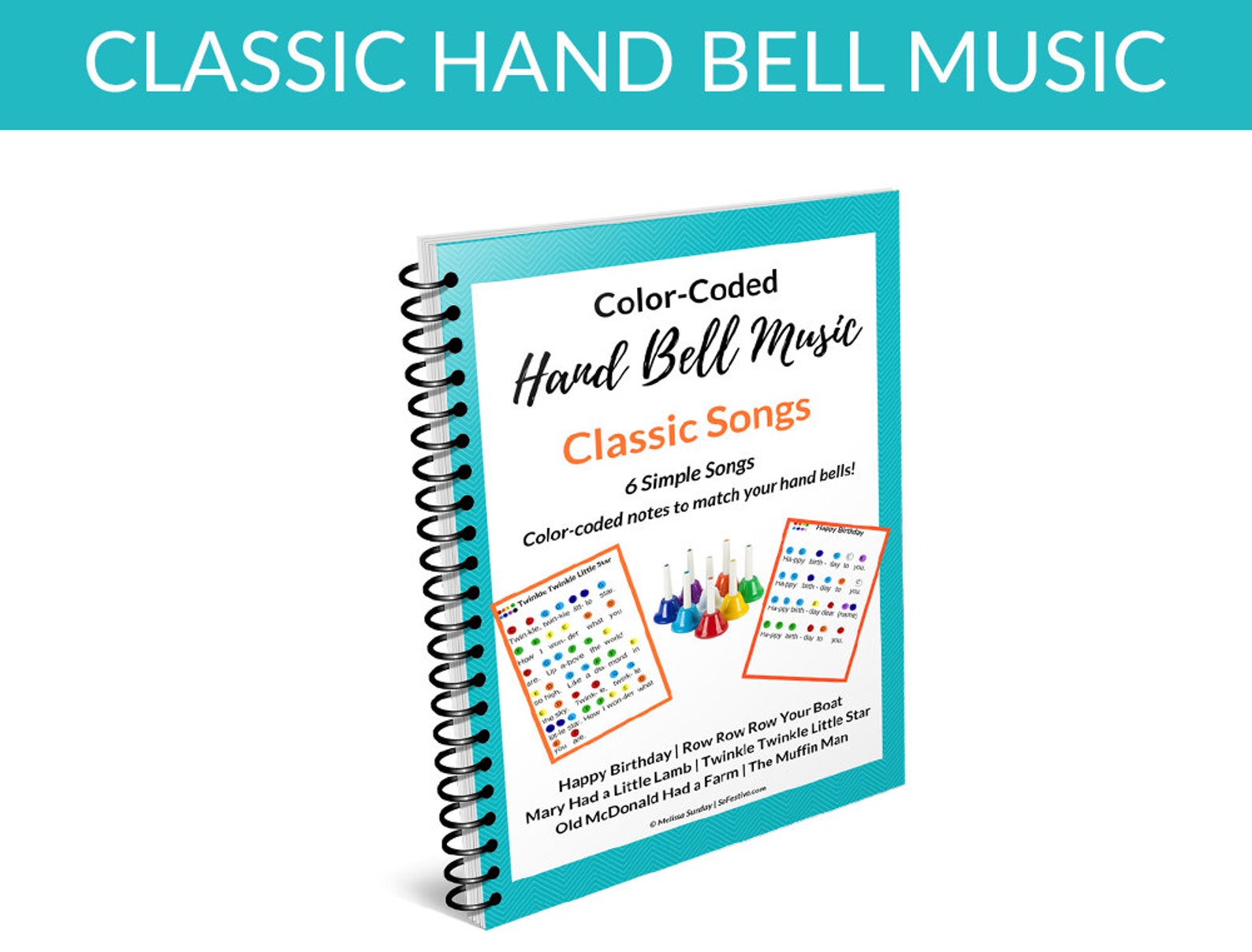 Hand Bell Music Song Sheets Bargain Bundle 19 Hand Bell Etsy