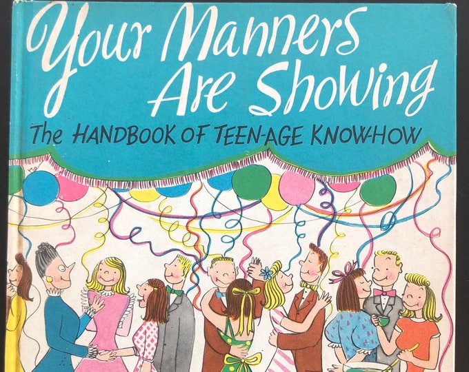 Your Manners are showing by Betty Betz, verses by Anne Clark, vintage book, first edition, illustrated