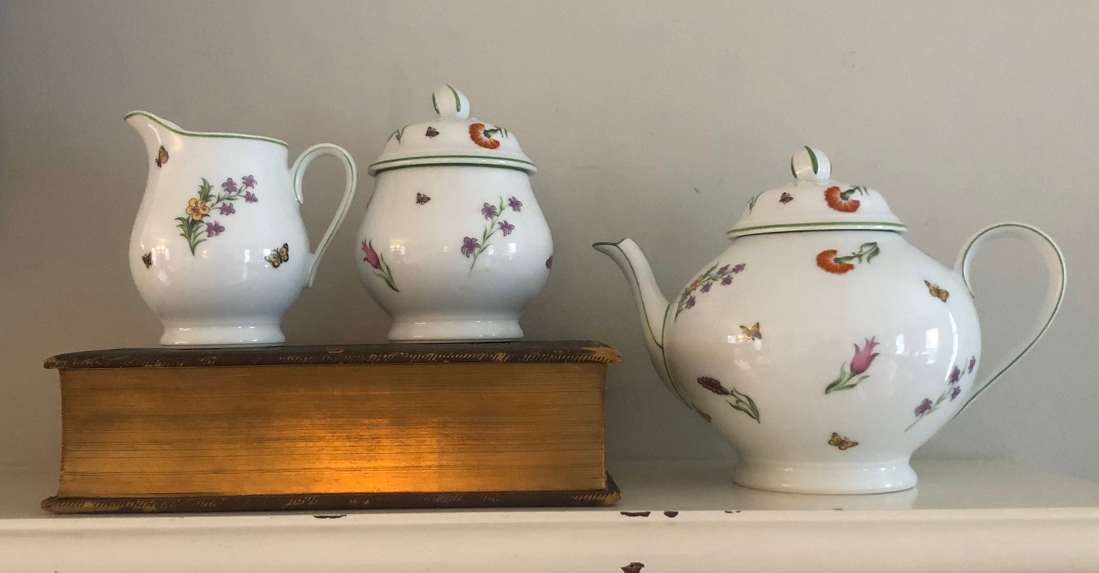 Tiffany Garden Tiffany Teaset Consisting of Teapot Sugar Etsy