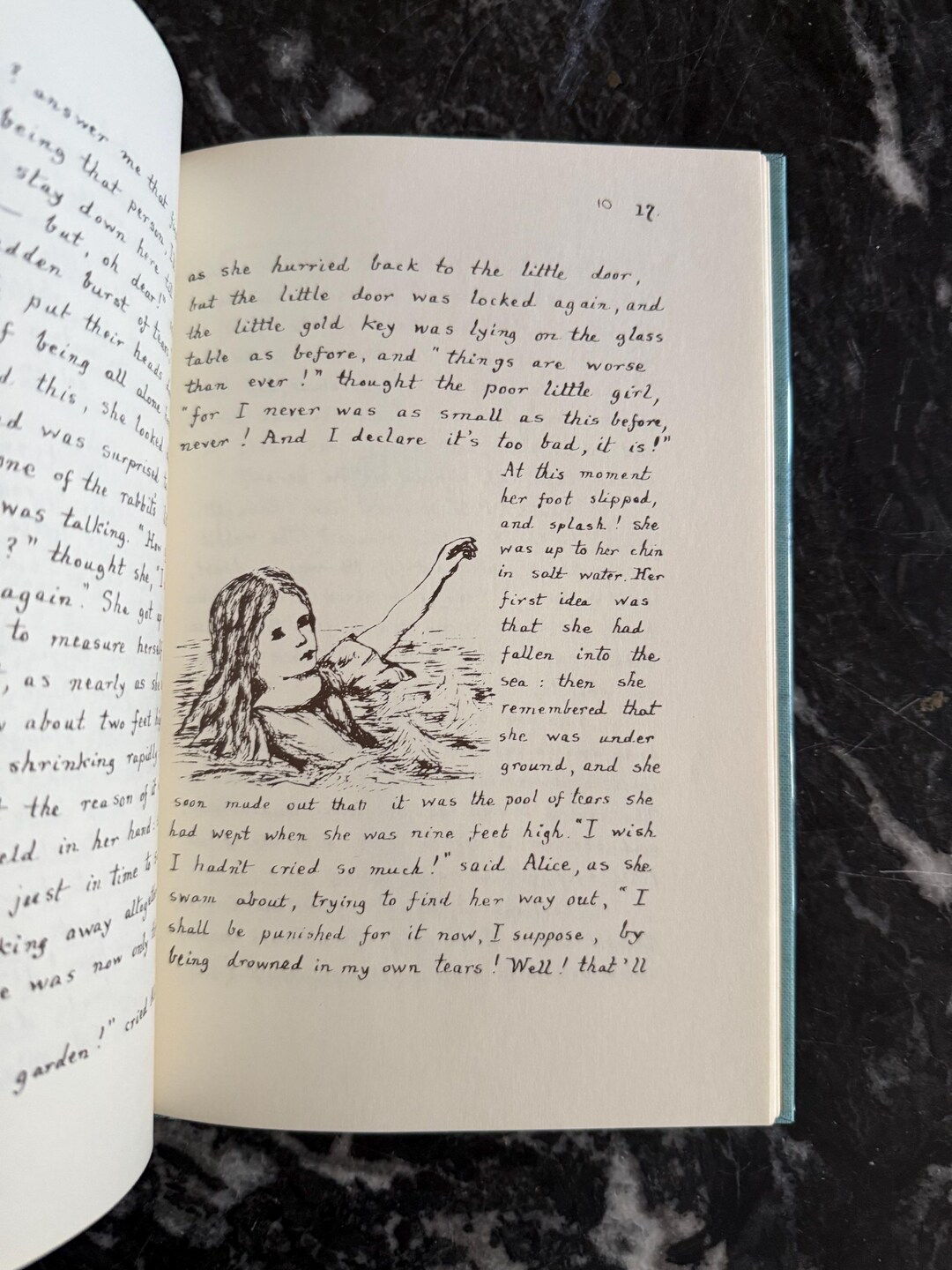 Vintage Facsimile Edition of Alice Underground by Lewis Carroll