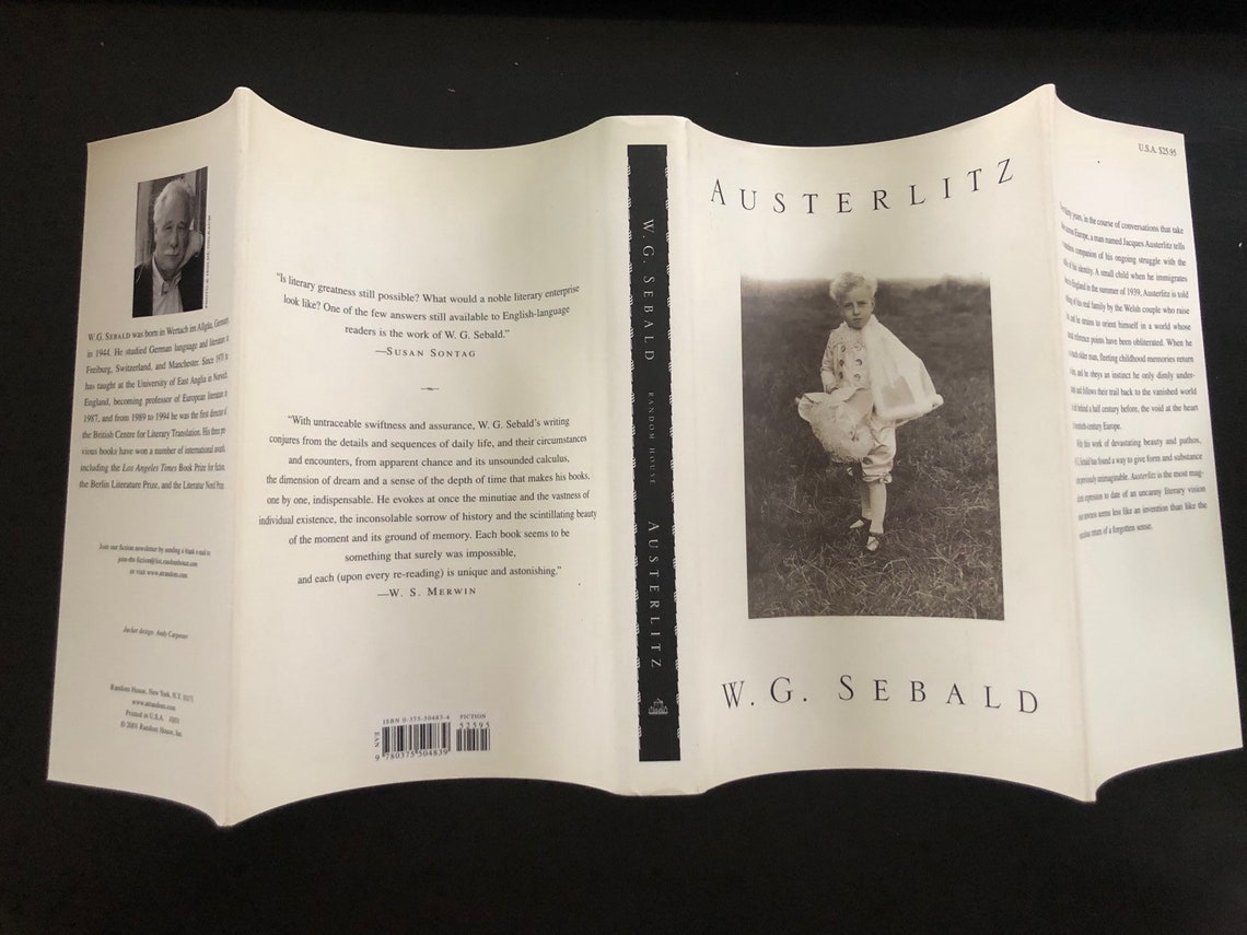 Austerlitz by W.G. Sebald Hardback Book First Edition First Etsy
