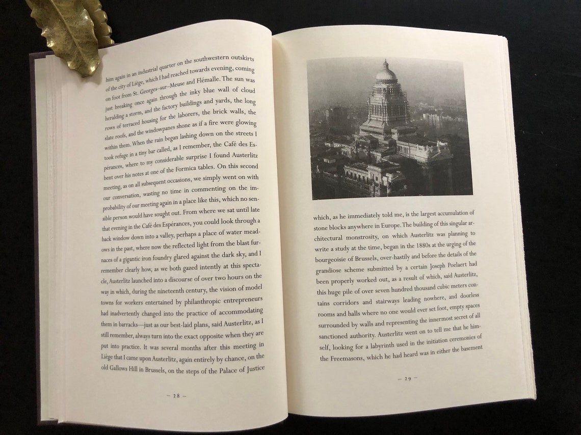 Austerlitz by W.G. Sebald Hardback Book First Edition First Etsy