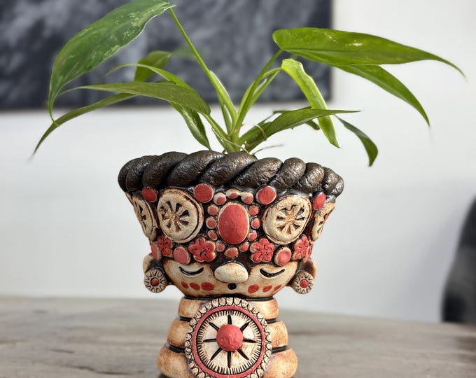 Bohemian Ceramic Plant Pot