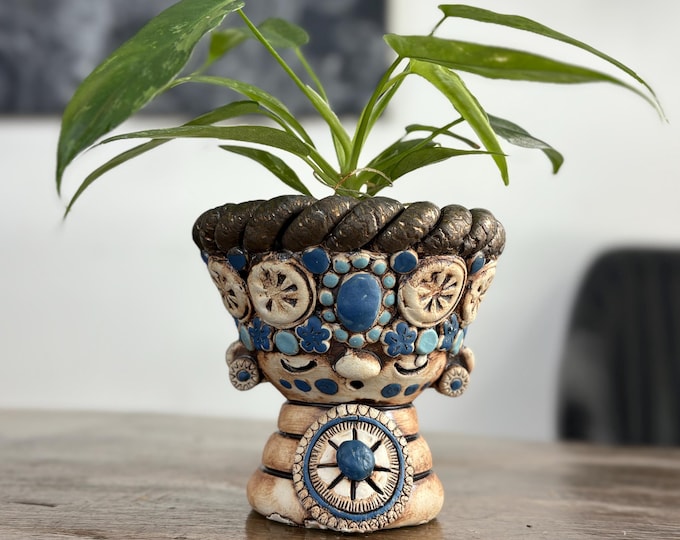 Bohemian Ceramic Plant Pot