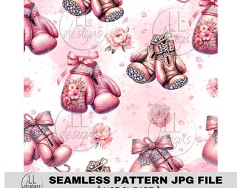 Guantoni da boxe rosa JPG modello senza cuciture, carta digitale, digitale, carta, senza cuciture, sfondo, design, stampabile, stampa, modello