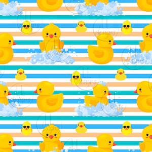 Rubber Ducky Seamless Pattern, Digital Paper,Digital,Paper,Seamless,Background,Design,Printable,Print,Pattern