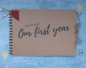 1 year anniversary scrapbook for boyfriend