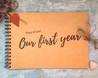 1 year anniversary scrapbook for boyfriend