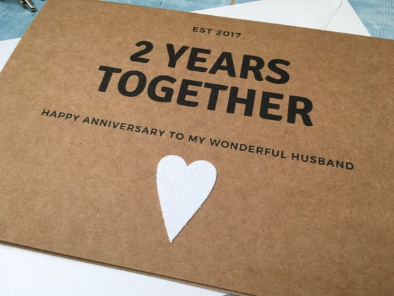 2 Year Anniversary Card - werohmedia