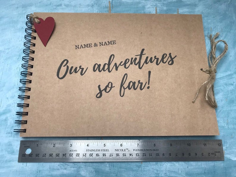 Personalised Travel Scrapbook Album Long Distance Boyfriend Etsy UK