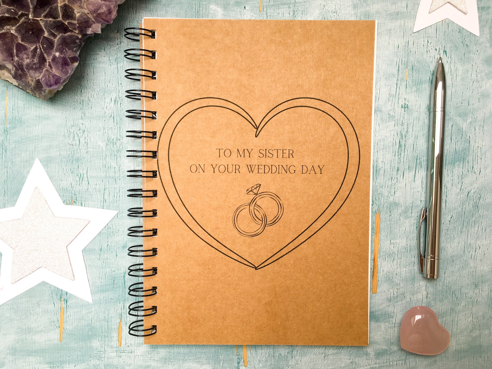 To My Sister on Your Wedding Day Scrapbook Journal Wedding | Etsy UK