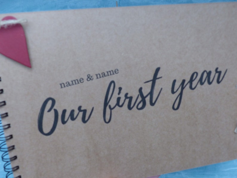 Personalised Anniversary Gift Custom Scrapbook Album First Etsy UK