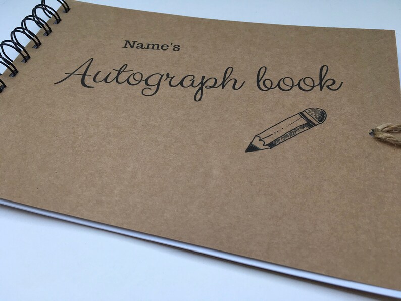 Personalized Autograph Book: Rustic School Leavers Class Signatures ...