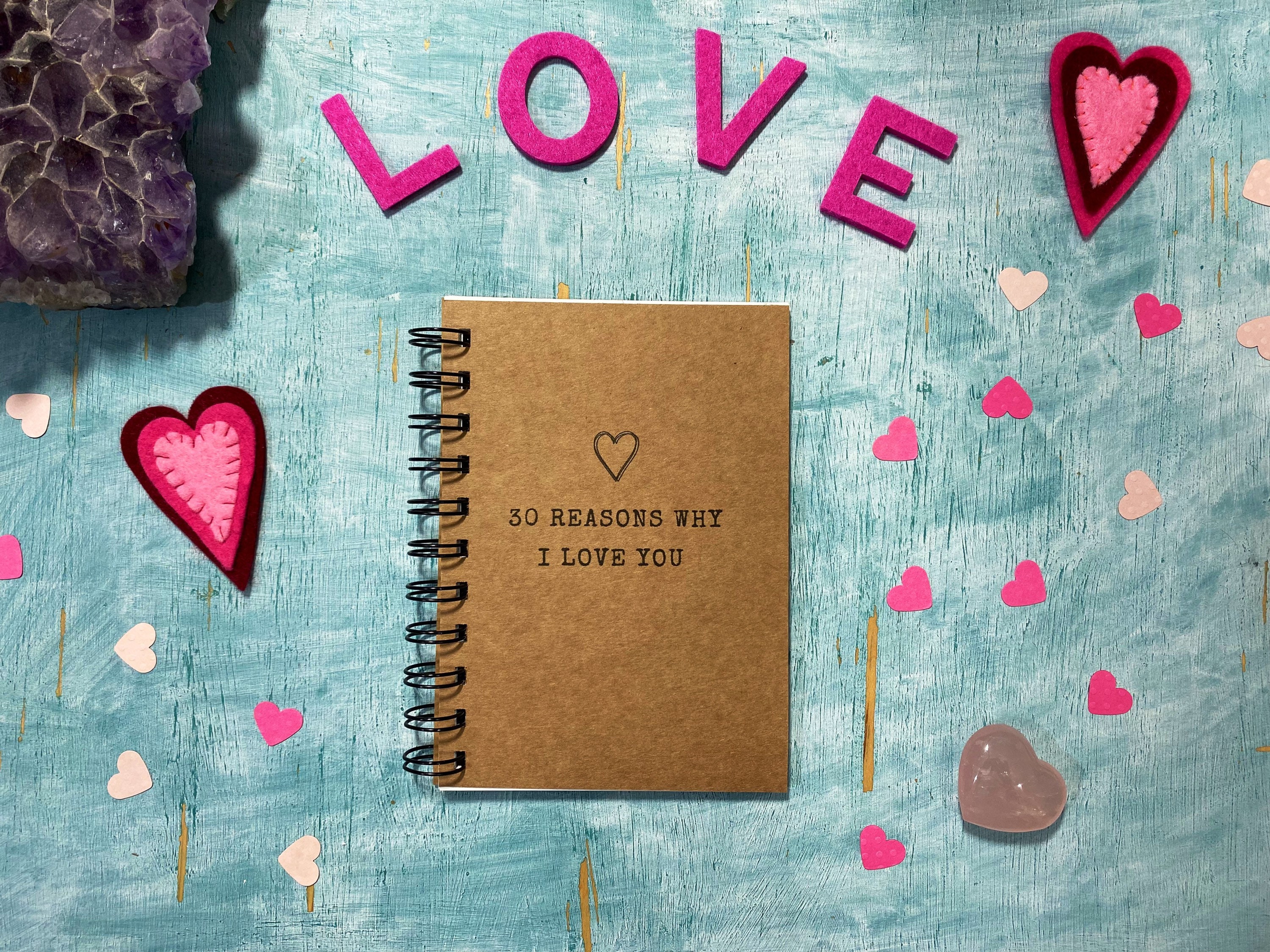30 Reasons Why I Love You: Blank Gift Journal - 8.5''x8.5'' - Love Book -  Why I love about you?