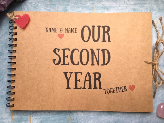 1 Year Paper Anniversary – Our Story So Far Scrapbook