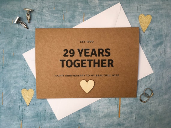 29th anniversary gift for parents