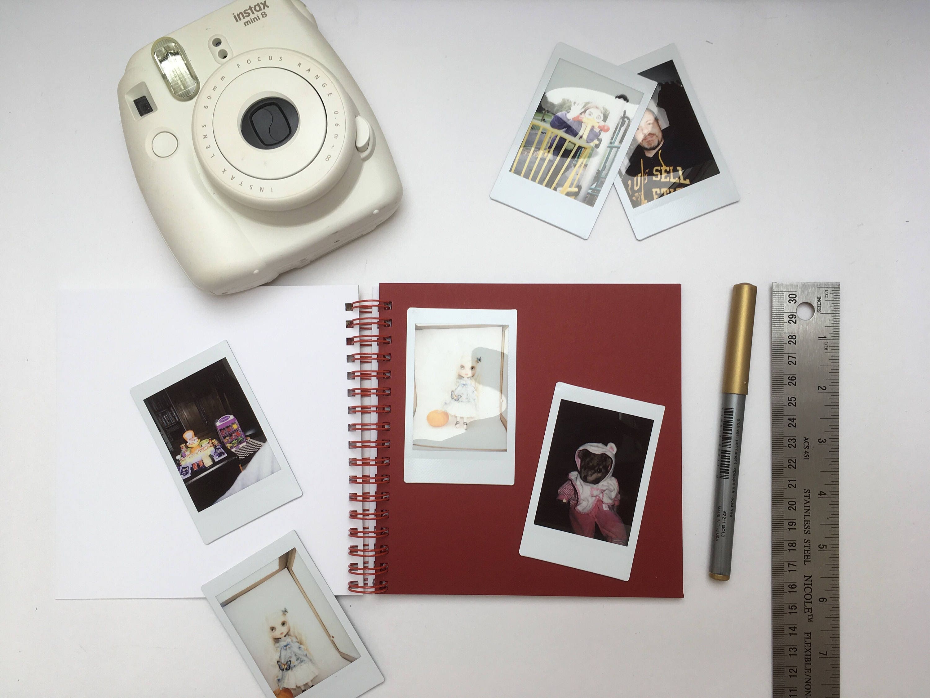Polaroid Photo Album Instax Scrapbook Album T For A Girl Etsy
