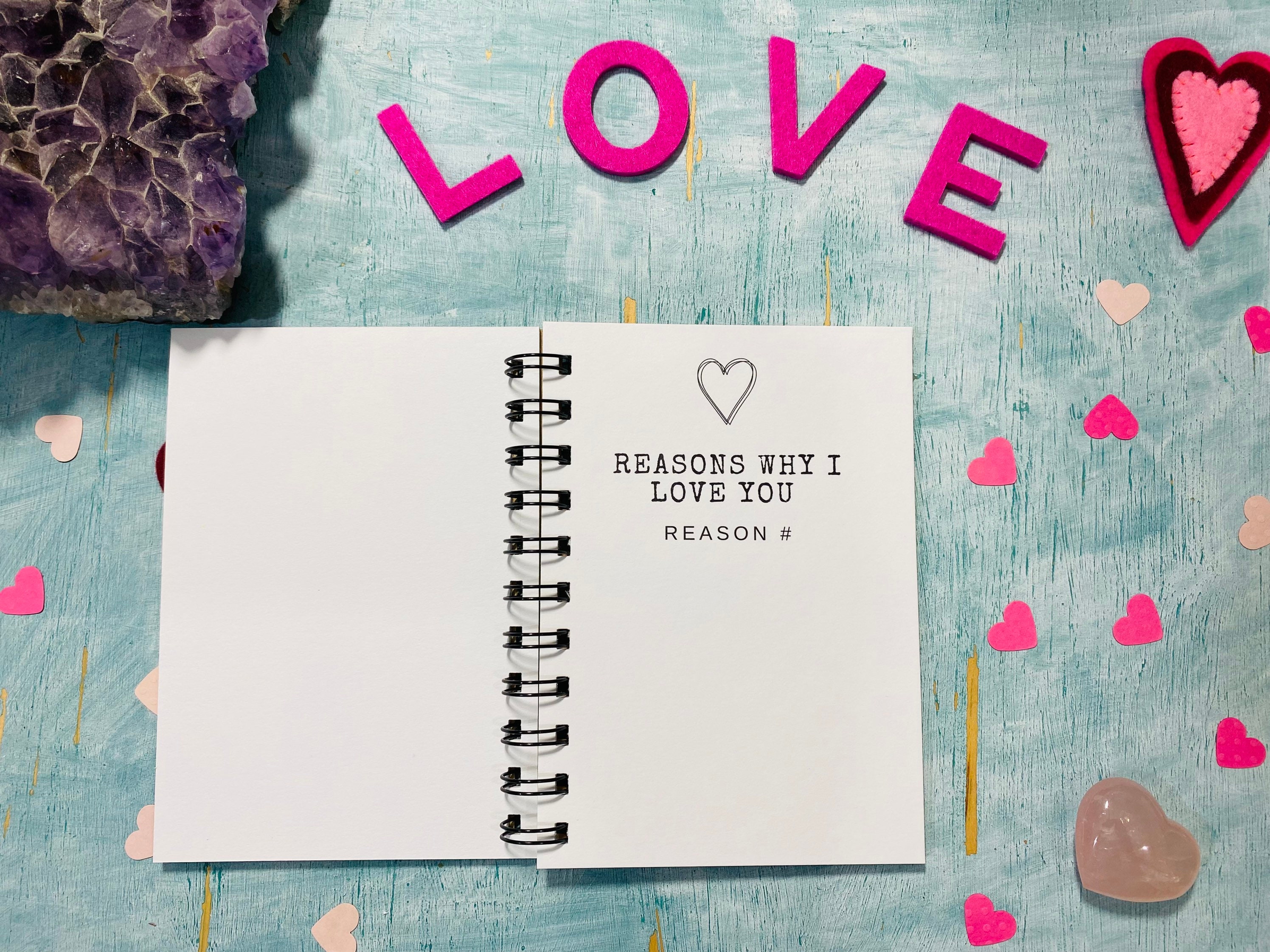  Reasons Why I Love You monica: a love journal ,Gift Ideas for  Girlfriend, Couple, Wife, Valentine's Day, Anniversary, Birthday:  9798406953839: aalla, hzier: Books