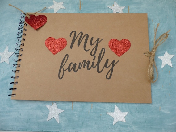 PHOTO ALBUM//SCRAPBOOK//MEMORY BOOK PERSONALISED happy ever after A5 SIZE