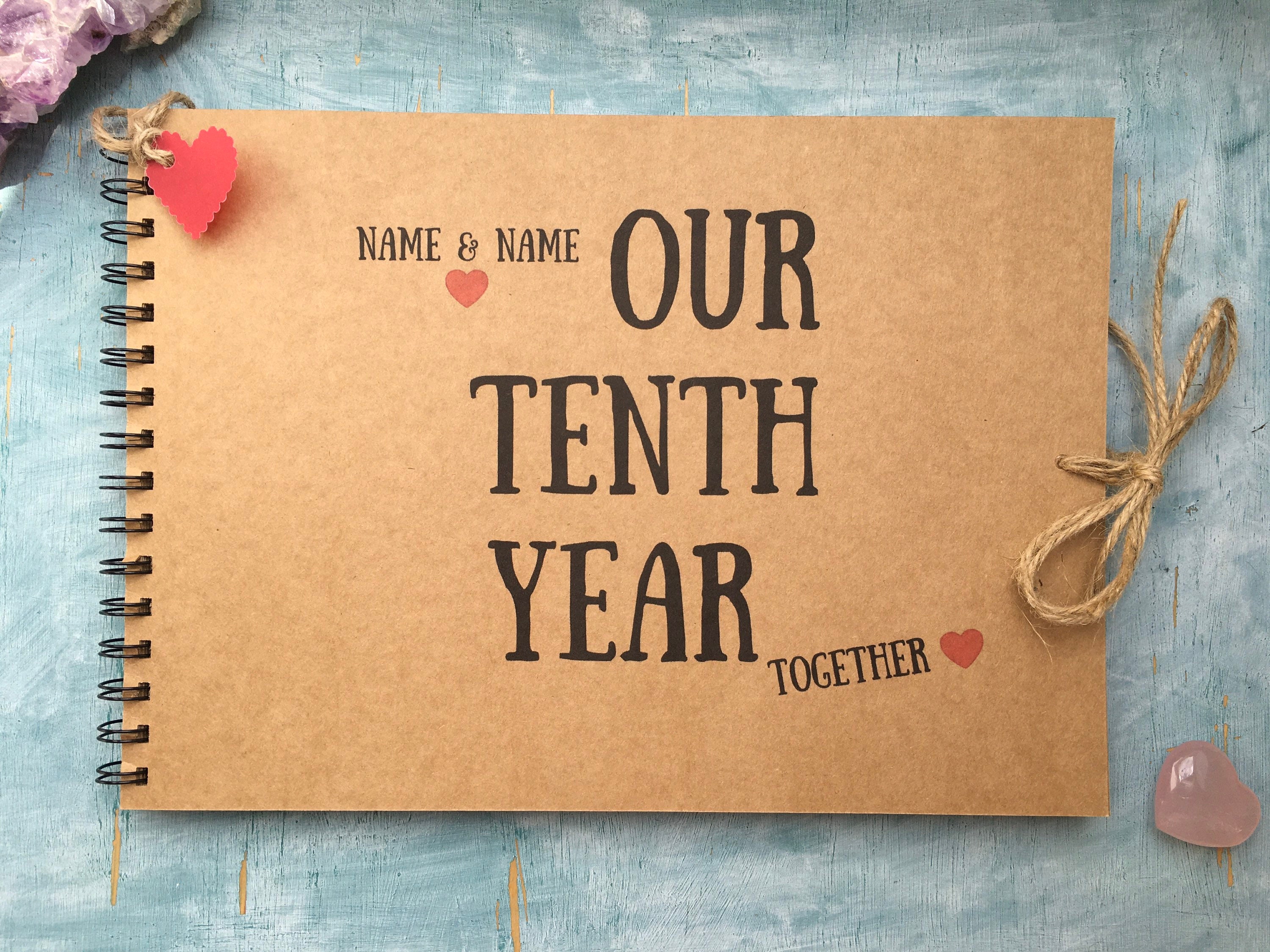 Ten Year Anniversary Photo Album - Etsy