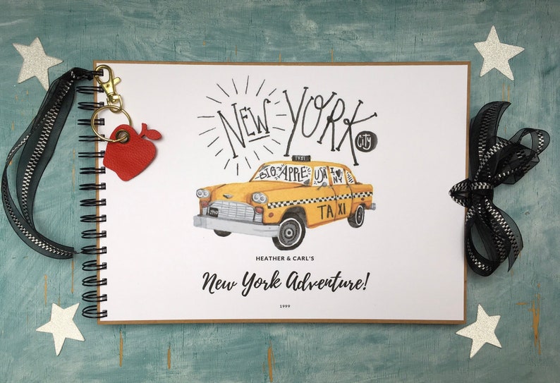 Personalised New York Scrapbook Album USA Travel Journal Etsy UK