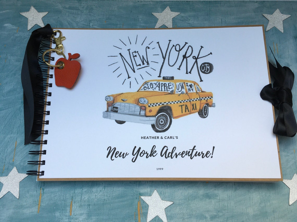 Personalised New York Scrapbook Album USA Travel Journal Etsy UK