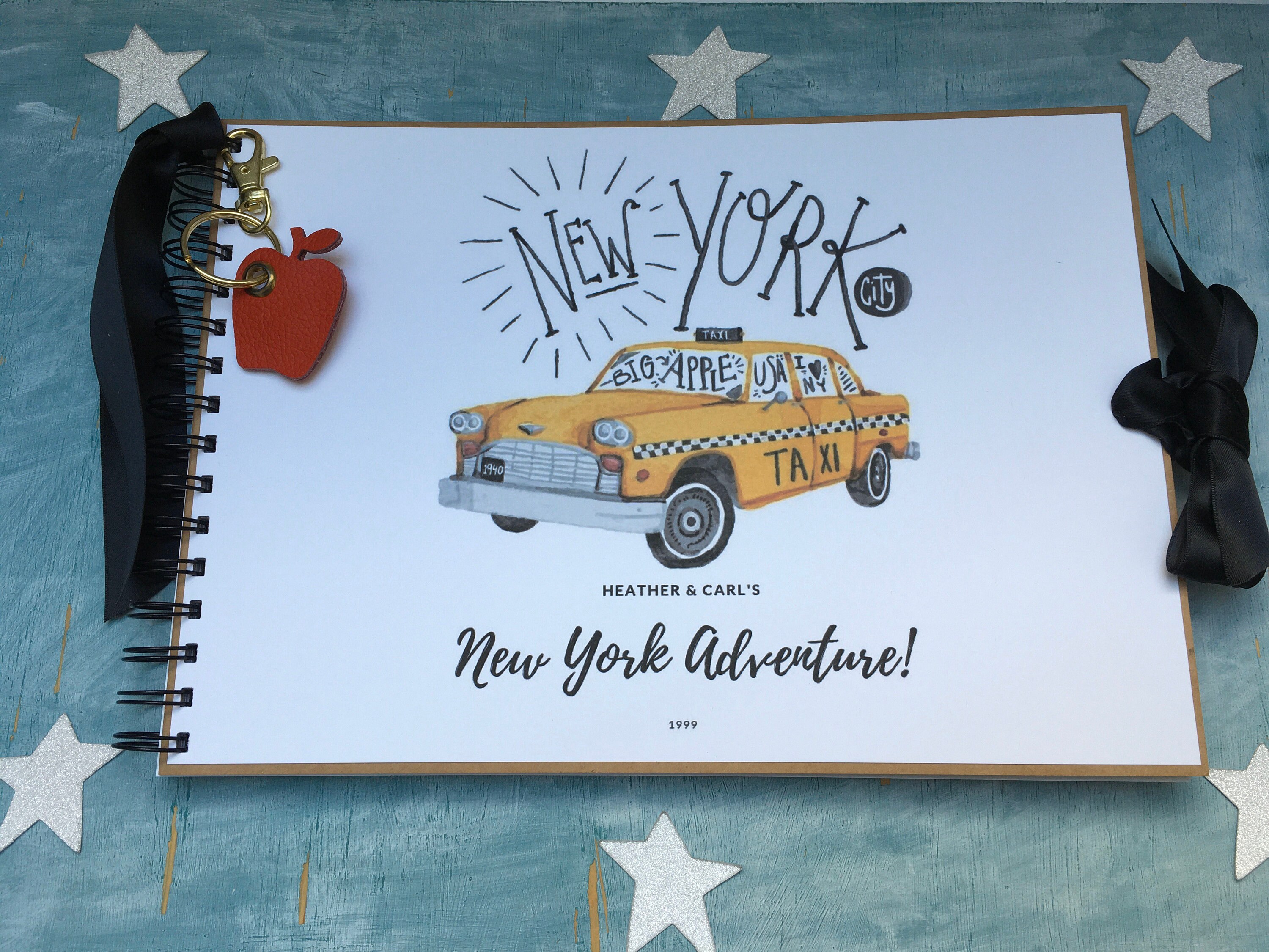 Personalisierte New York Scrapbook Album USA Reisetagebuch Etsy