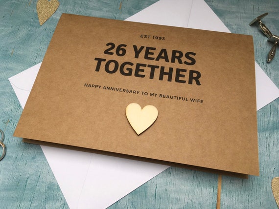 26 year wedding anniversary gift best sale for wife
