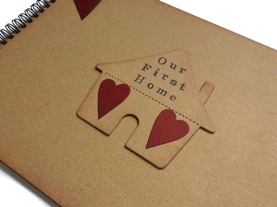 our first home scrapbook housewarming gift 1st home together memory book present