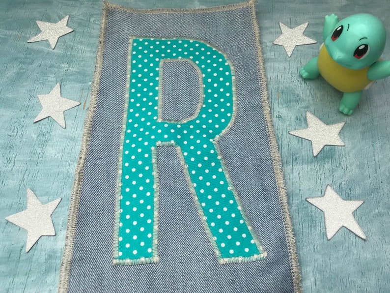 Custom iron on letters fabric alphabet letters or numbers Etsy