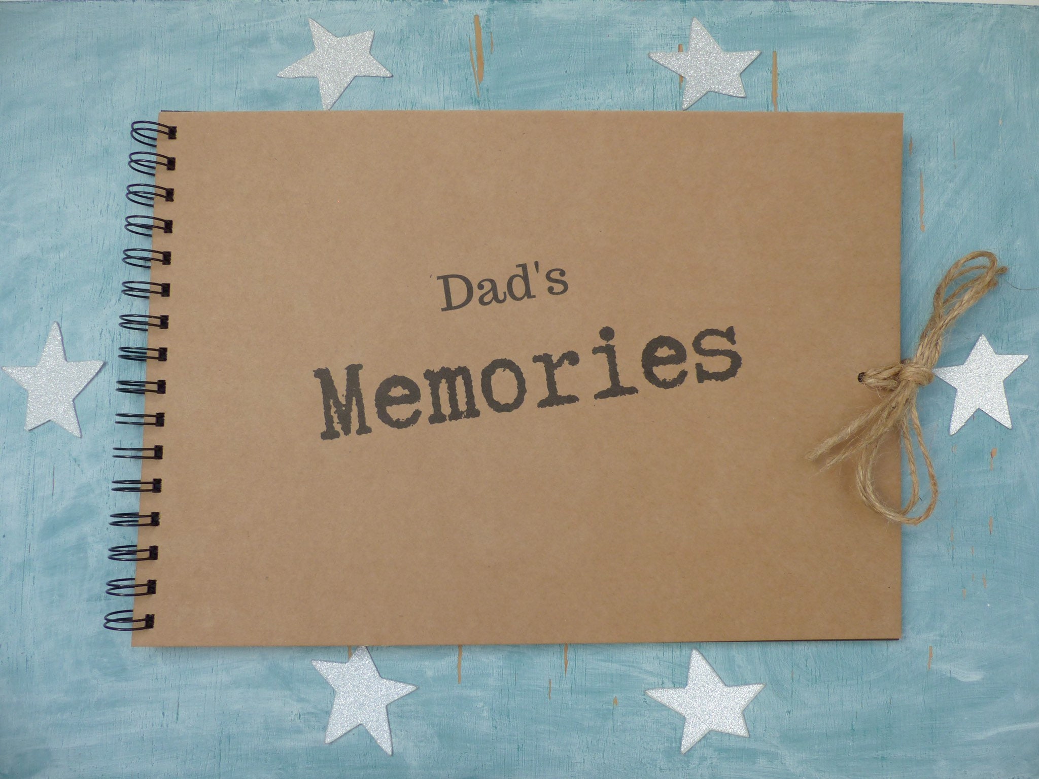 Dads memories scrapbook album dad birthday gift deployment Etsy