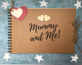 mommy and me scrapbook album, mum Christmas gift from kids, mummy and me memory book, family photo album