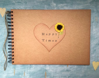 Sunflower scrapbook album