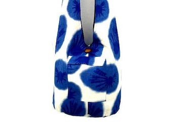 Tie Dye Sling Bag, Indigo Bag, Reversible Sling Bag, Boho Bag, Hobo Bag, Hippie bag, Messenger bag, Shibori Bag