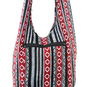 Shoulder Bag Sling Thai Hippie Hobo Multicolor Bag Hobo Crossbody Bag Boho Bohemian Bag Purse Multi Color Messenger Sling Gift Bag