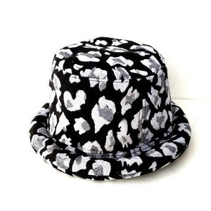Bucket Hat, Boho Hat, Hippie Hat, Hipster hat, Bohemian Hat, Sun Hat, Vegan Bucket Hat, Rolled Brim, Festival Hat, Gift, Black Gray Hat