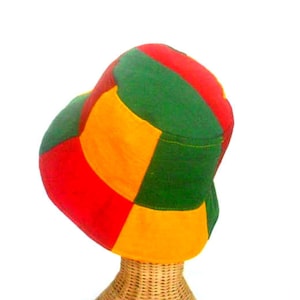 Rasta Hat, Festival Hat, Jamaica hat, African Fisherman Hat, Reggae Bucket hat, Retro Bucket Hat, Ethiopia Bucket Hat, Unisex Hat