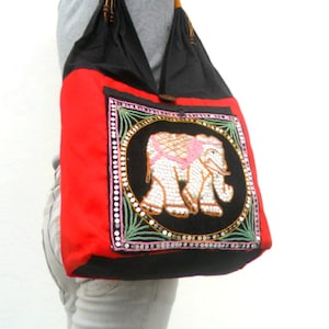 Tote bag Lady Women Bag Ethnic Embroidered bag Bohemian Bag Elephant Bag Shoulder Bag Hippie Boho Purse Messenger Gift Bag