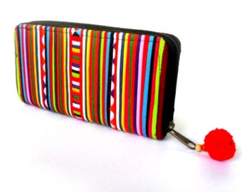 Boho Wallet, Bohemian Wallet, Women Wallet, Hippie Wallet, Ethnic Wallet, Boho Purse, Hmong Purse, Ethnic Purse, bohemian Gift Wallet