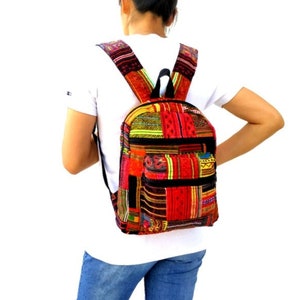 Patchwork Backpack, Shoulder Bag, Ethnic Backpack, Artistic Backpack, Hippie, Boho Patchwork Bag, Bohemian Backpack – Boho Backpack Purse