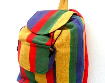 Rasta Backpack, Bohemian Bag, Jamaica Bag, Marley Bag, Hobo Bag, Rastafari Bag, Hippie Bag, Boho Bag, Shoulder Bag, Purse, Rucksack
