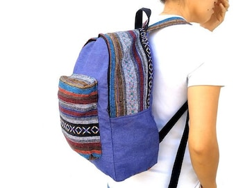 Jeans rugzak, denim rugzak, Jean tas, gerecycleerd jeans, rugzak, Boho rugzak, Upcycled tas, denim handtas, blauwe rugzak jeans cadeau